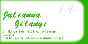 julianna gilanyi business card